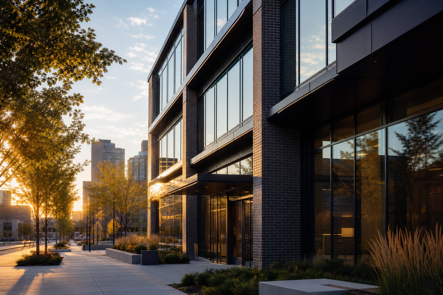 Modern professional building exterior representing Alberta real estate practice